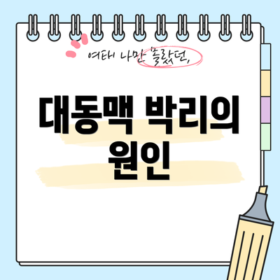 대동맥 박리의 원인