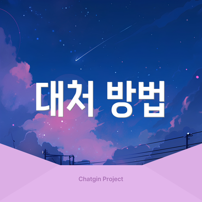 대처 방법