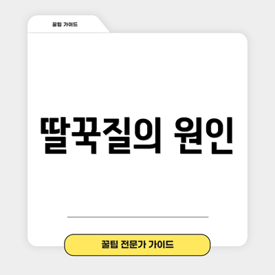 딸꾹질의 원인