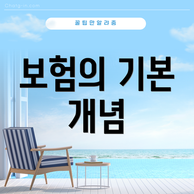 보험의 기본 개념