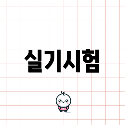 실기시험