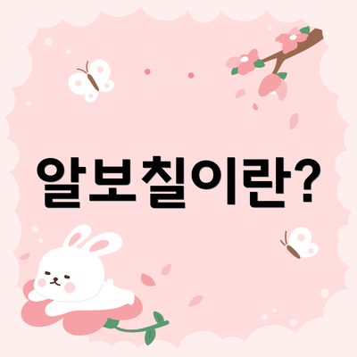 알보칠이란?