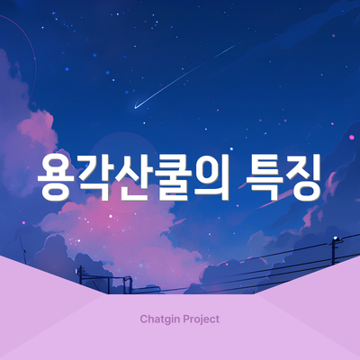 용각산쿨의 특징