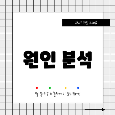 원인 분석
