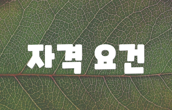 자격 요건