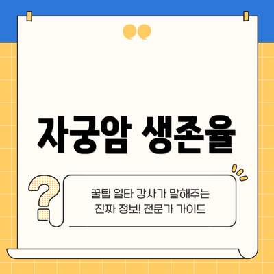 자궁암 생존율