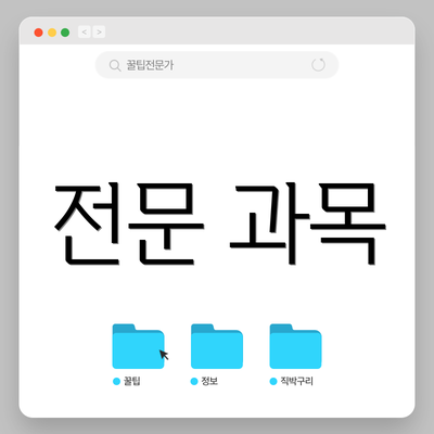 전문 과목