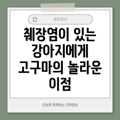 췌장염이 있는 강아지에게 고구마의 놀라운 이점