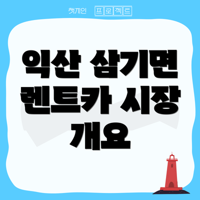 익산 삼기면 렌트카 시장 개요