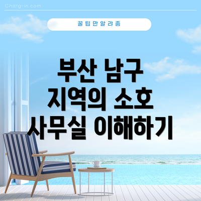 부산 남구 지역의 소호 사무실 이해하기