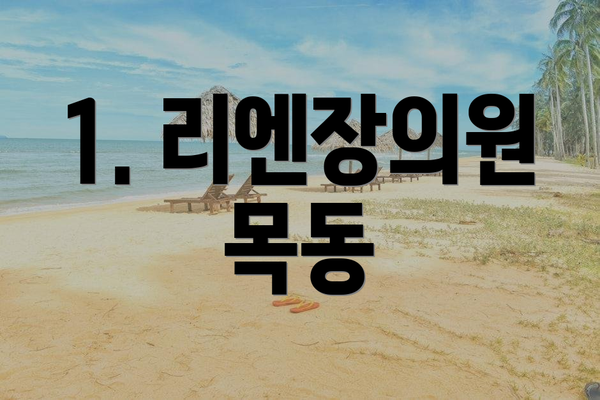 1. 리엔장의원 목동