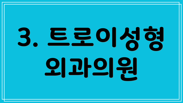 3. 트로이성형외과의원