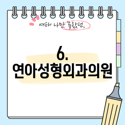 6. 연아성형외과의원